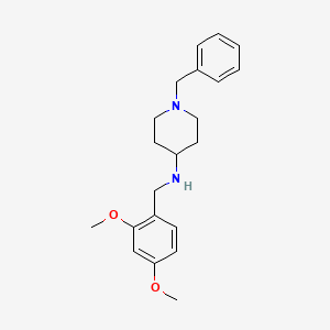 molecular formula C21H28N2O2 B4837060 1-benzyl-N-(2,4-dimethoxybenzyl)-4-piperidinamine 