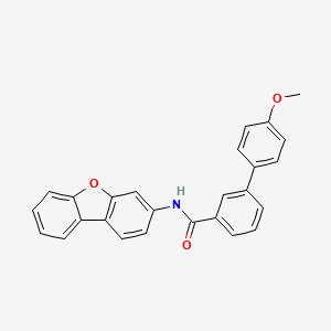 molecular formula C26H19NO3 B4837073 N-dibenzo[b,d]furan-3-yl-4'-methoxy-3-biphenylcarboxamide 