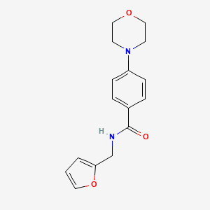 N-(2-furylmethyl)-4-(4-morpholinyl)benzamide