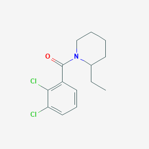 molecular formula C14H17Cl2NO B4837152 1-(2,3-dichlorobenzoyl)-2-ethylpiperidine 