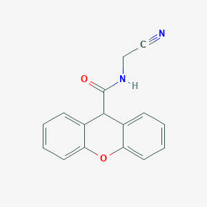molecular formula C16H12N2O2 B4837187 N-(cyanomethyl)-9H-xanthene-9-carboxamide 