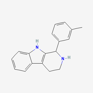 molecular formula C18H18N2 B4837204 1-(3-methylphenyl)-2,3,4,9-tetrahydro-1H-beta-carboline 