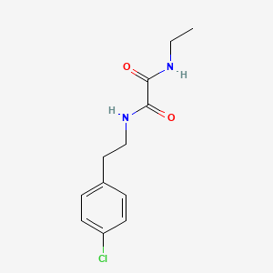 molecular formula C12H15ClN2O2 B4837398 N-[2-(4-chlorophenyl)ethyl]-N'-ethylethanediamide 