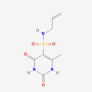 N-allyl-6-methyl-2,4-dioxo-1,2,3,4-tetrahydro-5-pyrimidinesulfonamide