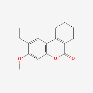 2-ethyl-3-methoxy-7,8,9,10-tetrahydro-6H-benzo[c]chromen-6-one