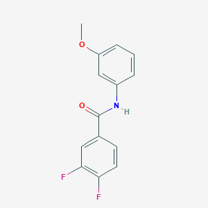 molecular formula C14H11F2NO2 B4837627 3,4-difluoro-N-(3-methoxyphenyl)benzamide 