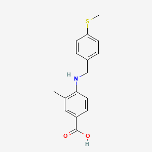 3-methyl-4-{[4-(methylthio)benzyl]amino}benzoic acid