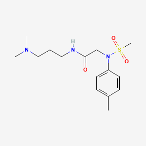 N~1~-[3-(dimethylamino)propyl]-N~2~-(4-methylphenyl)-N~2~-(methylsulfonyl)glycinamide