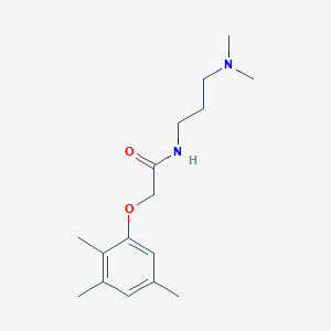 N-[3-(dimethylamino)propyl]-2-(2,3,5-trimethylphenoxy)acetamide