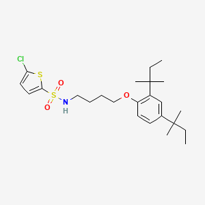 N-{4-[2,4-bis(1,1-dimethylpropyl)phenoxy]butyl}-5-chloro-2-thiophenesulfonamide