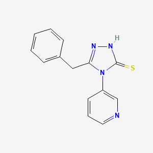 5-benzyl-4-(3-pyridinyl)-4H-1,2,4-triazole-3-thiol