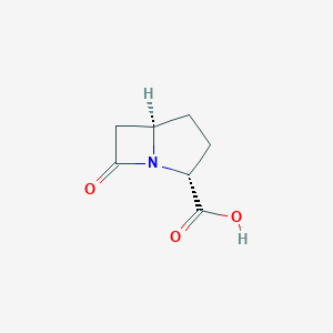 B048378 (2R,5R)-7-oxo-1-azabicyclo[3.2.0]heptane-2-carboxylic acid CAS No. 112283-40-6