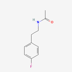 molecular formula C10H12FNO B4837861 N-[2-(4-氟苯基)乙基]乙酰胺 