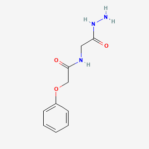 molecular formula C10H13N3O3 B4837876 N-(2-hydrazino-2-oxoethyl)-2-phenoxyacetamide 