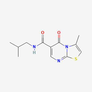 N-isobutyl-3-methyl-5-oxo-5H-[1,3]thiazolo[3,2-a]pyrimidine-6-carboxamide