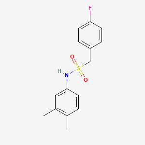 N-(3,4-dimethylphenyl)-1-(4-fluorophenyl)methanesulfonamide