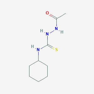 2-acetyl-N-cyclohexylhydrazinecarbothioamide