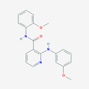 N-(2-methoxyphenyl)-2-[(3-methoxyphenyl)amino]nicotinamide