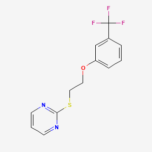 2-({2-[3-(trifluoromethyl)phenoxy]ethyl}thio)pyrimidine