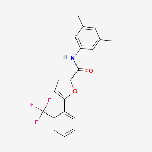N-(3,5-dimethylphenyl)-5-[2-(trifluoromethyl)phenyl]-2-furamide