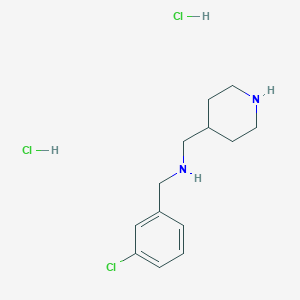 (3-chlorobenzyl)(4-piperidinylmethyl)amine dihydrochloride