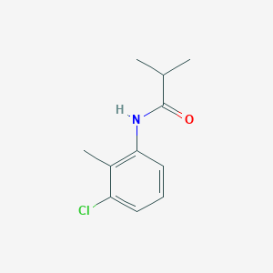 molecular formula C11H14ClNO B4838491 N-(3-chloro-2-methylphenyl)-2-methylpropanamide 