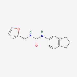 N-(2,3-dihydro-1H-inden-5-yl)-N'-(2-furylmethyl)urea