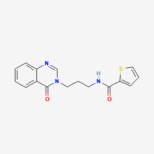 N-[3-(4-oxo-3(4H)-quinazolinyl)propyl]-2-thiophenecarboxamide