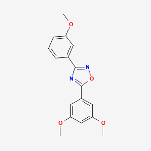 5-(3,5-dimethoxyphenyl)-3-(3-methoxyphenyl)-1,2,4-oxadiazole