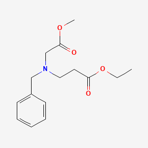 ethyl N-benzyl-N-(2-methoxy-2-oxoethyl)-beta-alaninate