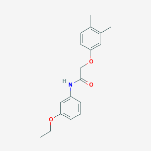 molecular formula C18H21NO3 B4839015 2-(3,4-dimethylphenoxy)-N-(3-ethoxyphenyl)acetamide 