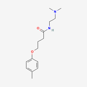 molecular formula C15H24N2O2 B4839180 N-[2-(dimethylamino)ethyl]-4-(4-methylphenoxy)butanamide 