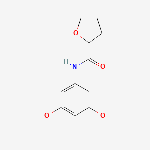 molecular formula C13H17NO4 B4839284 N-(3,5-dimethoxyphenyl)tetrahydro-2-furancarboxamide 