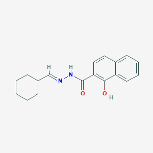 molecular formula C18H20N2O2 B4839351 N'-(cyclohexylmethylene)-1-hydroxy-2-naphthohydrazide 