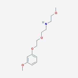 molecular formula C14H23NO4 B4839509 (2-methoxyethyl){2-[2-(3-methoxyphenoxy)ethoxy]ethyl}amine CAS No. 420820-89-9
