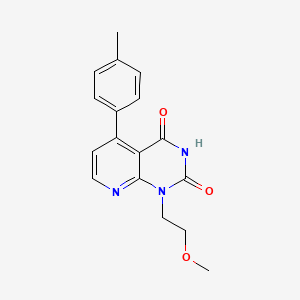 molecular formula C17H17N3O3 B4839835 1-(2-methoxyethyl)-5-(4-methylphenyl)pyrido[2,3-d]pyrimidine-2,4(1H,3H)-dione 