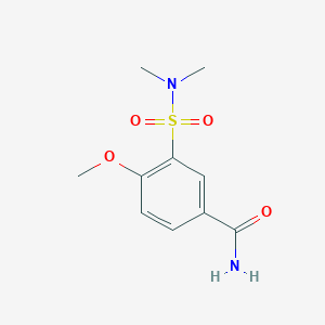 3-[(dimethylamino)sulfonyl]-4-methoxybenzamide