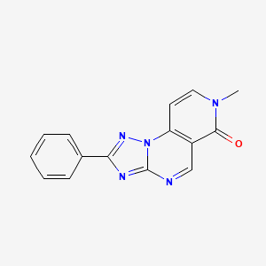 molecular formula C15H11N5O B4840074 7-methyl-2-phenylpyrido[3,4-e][1,2,4]triazolo[1,5-a]pyrimidin-6(7H)-one 