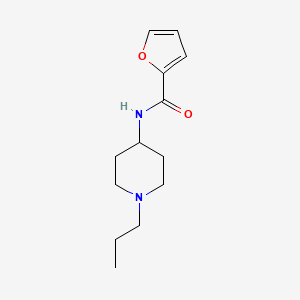 molecular formula C13H20N2O2 B4840100 N-(1-propyl-4-piperidinyl)-2-furamide 