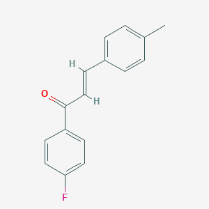 molecular formula C16H13FO B484026 (2E)-1-(4-氟苯基)-3-(4-甲基苯基)丙-2-烯-1-酮 CAS No. 313236-80-5