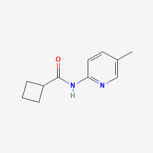 molecular formula C11H14N2O B4840394 N-(5-methyl-2-pyridinyl)cyclobutanecarboxamide 