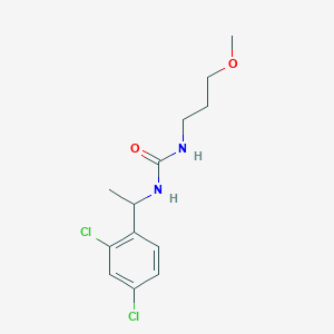 molecular formula C13H18Cl2N2O2 B4840568 N-[1-(2,4-dichlorophenyl)ethyl]-N'-(3-methoxypropyl)urea 