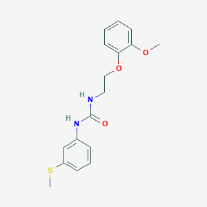molecular formula C17H20N2O3S B4840601 N-[2-(2-methoxyphenoxy)ethyl]-N'-[3-(methylthio)phenyl]urea 