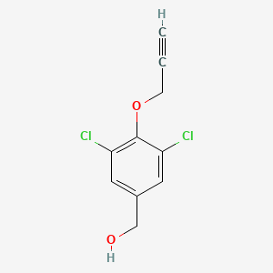 molecular formula C10H8Cl2O2 B4840696 [3,5-dichloro-4-(2-propyn-1-yloxy)phenyl]methanol 