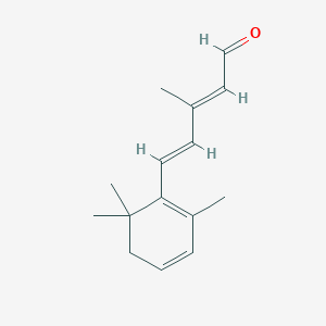 B048409 (2E,4E)-3-Methyl-5-(2,6,6-trimethylcyclohexa-1,3-dien-1-YL)penta-2,4-dienal CAS No. 25528-87-4