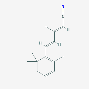 B048410 (2E,4E)-3-methyl-5-(2,6,6-trimethylcyclohexa-1,3-dien-1-yl)penta-2,4-dienenitrile CAS No. 20109-91-5