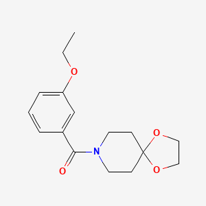 molecular formula C16H21NO4 B4841015 8-(3-ethoxybenzoyl)-1,4-dioxa-8-azaspiro[4.5]decane 
