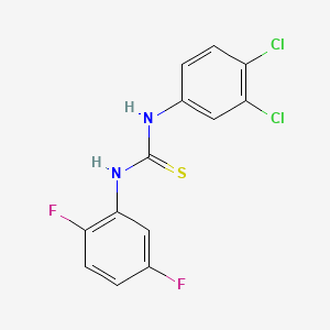 molecular formula C13H8Cl2F2N2S B4841169 N-(3,4-dichlorophenyl)-N'-(2,5-difluorophenyl)thiourea 