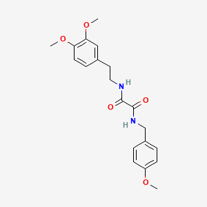 molecular formula C20H24N2O5 B4841287 N-[2-(3,4-dimethoxyphenyl)ethyl]-N'-(4-methoxybenzyl)ethanediamide 