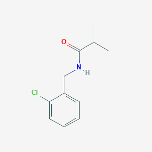 molecular formula C11H14ClNO B4841390 N-(2-chlorobenzyl)-2-methylpropanamide 